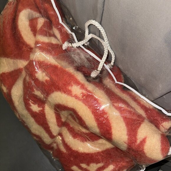 100% Yak Pashmina Wool Shawl Reversible Blanket HEAVY THICK 60”x48” With Bag - Picture 15 of 16